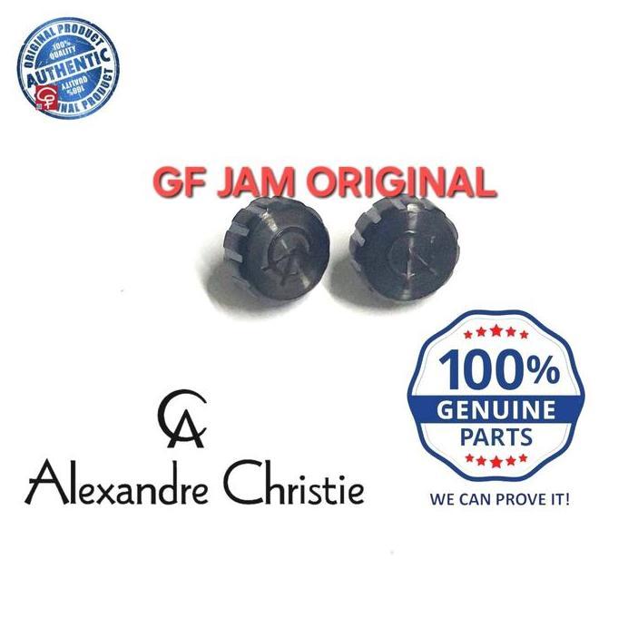 WATCH CROWN KNOP PUTARAN TOMBOL PUSH BUTTON JAM TANGAN ALEXANDRE CHRISTIE ORIGINAL SEMUA TYPE READY 