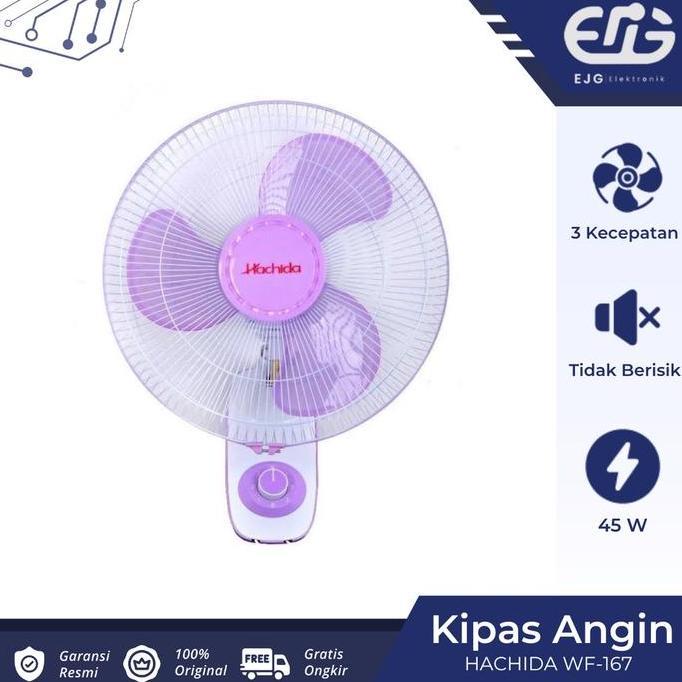 BEST PRICE - Hachida Kipas Angin Dinding Wall Fan Hachida 16 Inch 16" Hachida WF-167 WF 167