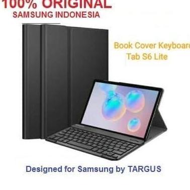 TERLARIS - Targus Book Cover Keyboard Samsung Tab S6 Lite Original 100% - Hitam