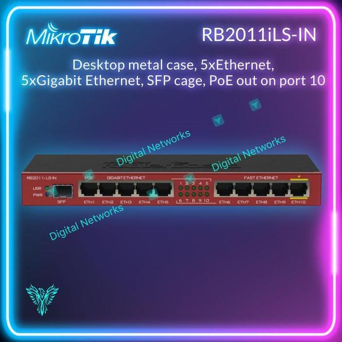 Mikrotik 2011iLS IN Mikrotik RB2011iLS IN Mikrotik RB2011 iLS IN Lv.4