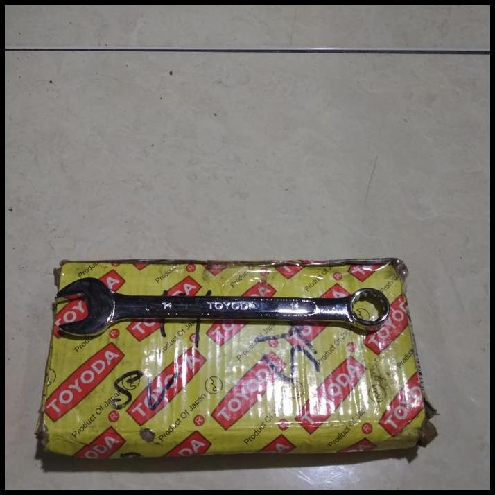 GRATIS ONGKIR KUNCI RING PAS 14 X 14MM MEREK TOYODA KAULITAS OK 