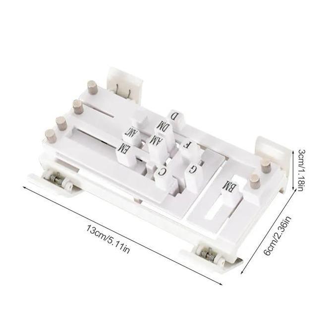 WESELTON Alat Bantu Chord Gitar Profesional Anti Sakit Tombol Chord Gitar Alat Bantu Mengajar Chord 