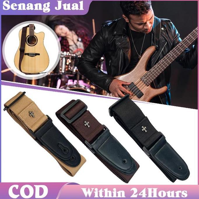 WESELTON 85cm Hingga 140 Cm Strap Gitar Akustik Strap Gitar Listrik Strap Gitar Elektrik Strap Gitar