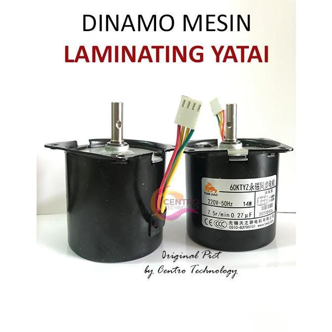 Dinamo Mesin Laminating A3 (Yt-320) | Dinamo Motor Mesin Laminating A3