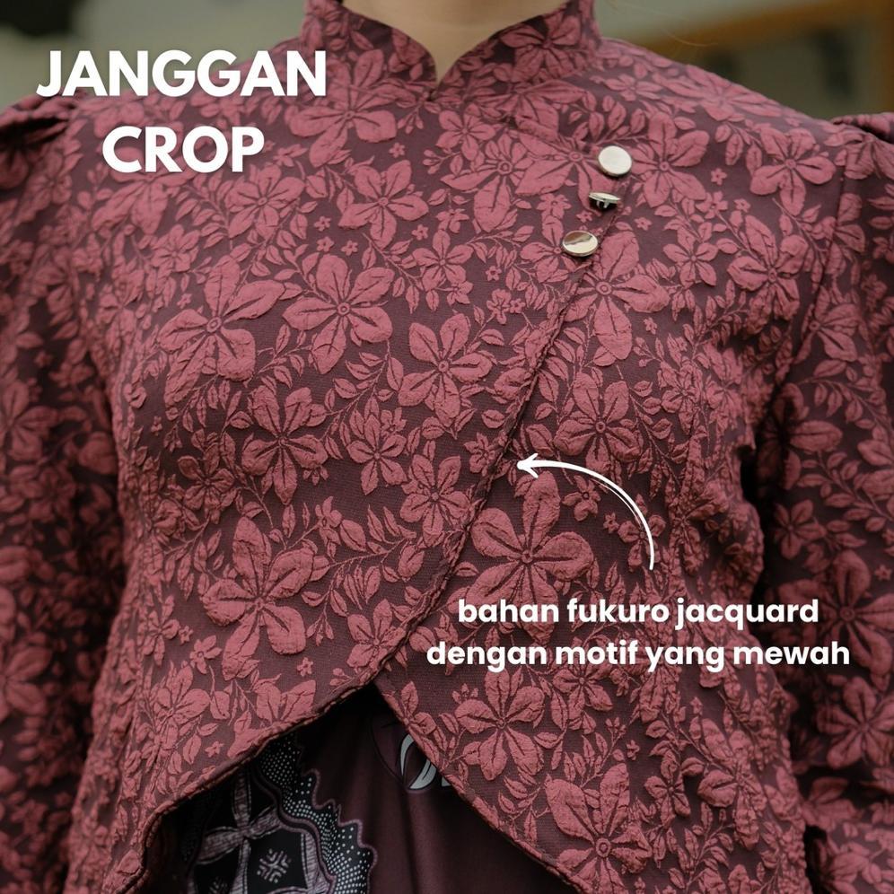 NEW ARRIVAL KEBAYA JANGGAN FUKURO CROP DEWASA KEBAYA JANGGAN KEKINIAN MODERN