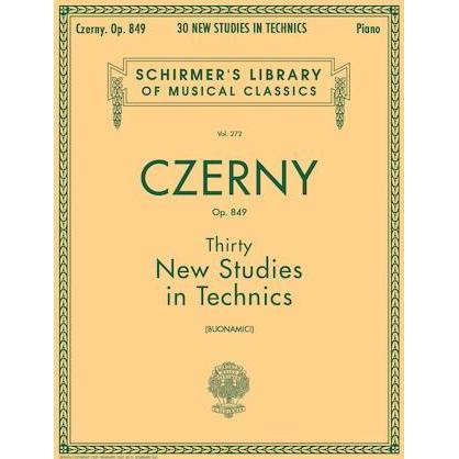 New | Czerny Op.849: Thirty New Studies In Technics