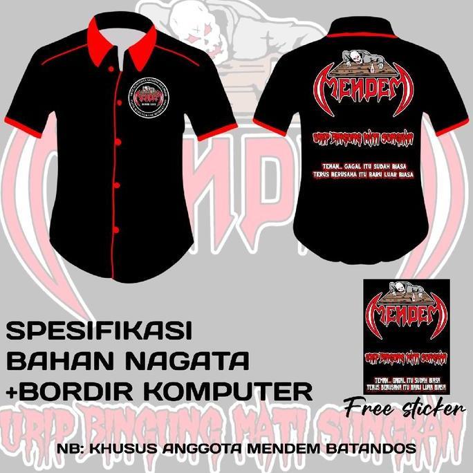 Terbaru, Hem Bordir Komputer Premium Nagatha Mendem Batandos