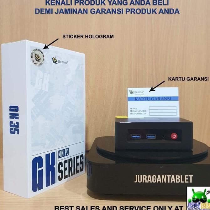 Mini Pc Beelink Gk35 8/128Gb Ssd Intel J4205 Dual Hdmi Windows 10 Pro