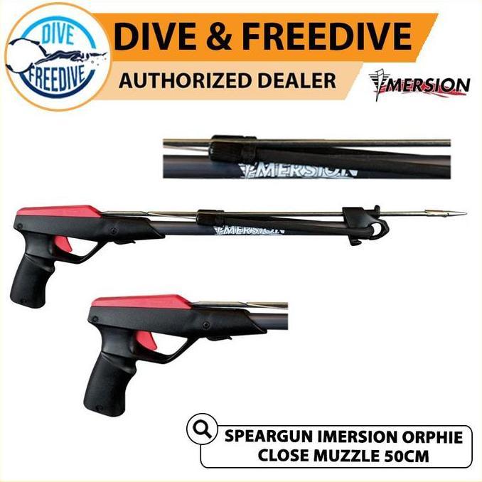 NEW Speargun Imersion Orphie 50cm Panah Ikan Closed Muzzle Spearfishing