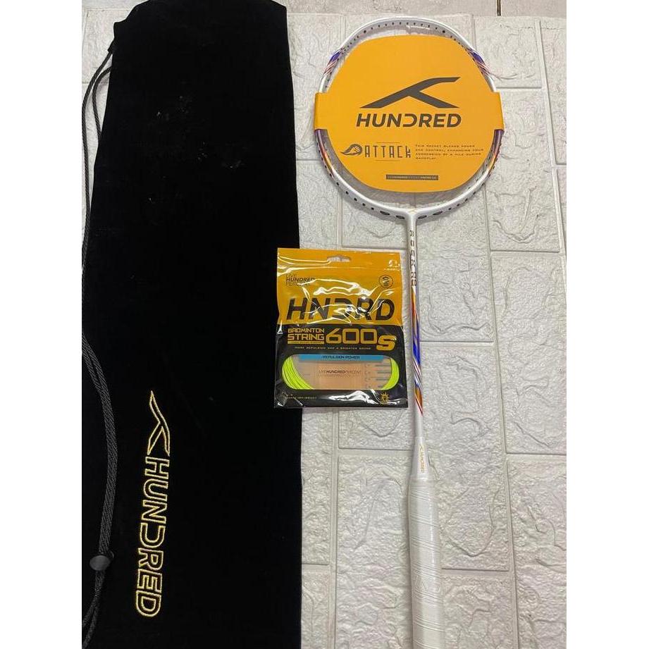 Raket Badminton Hndrd Hundred Rock R8 Original