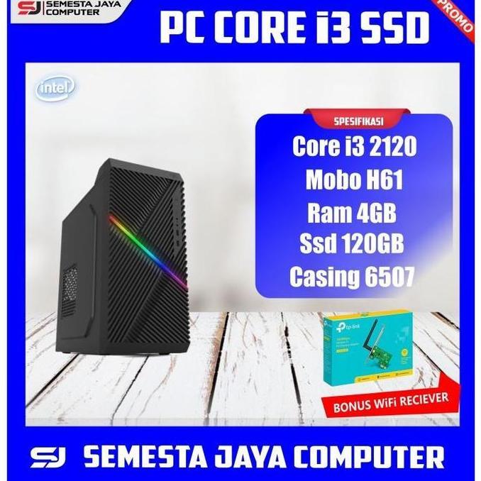 Paket pc office core i3 ssd