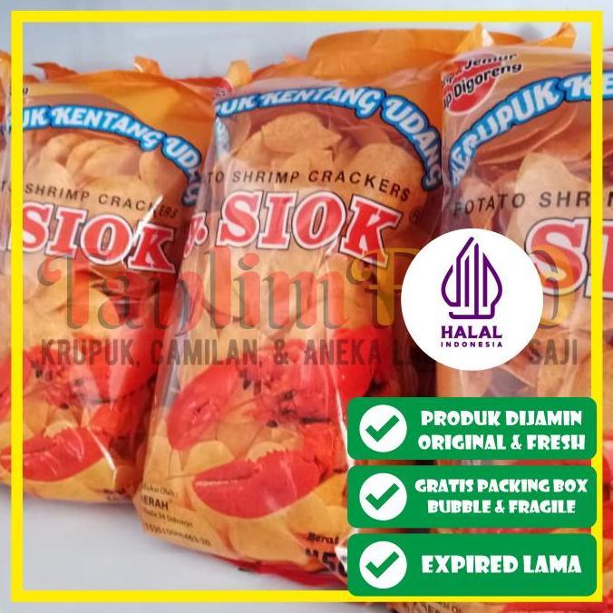 Ny. Siok - Krupuk Kerupuk Kentang Udang Mentah 450gr