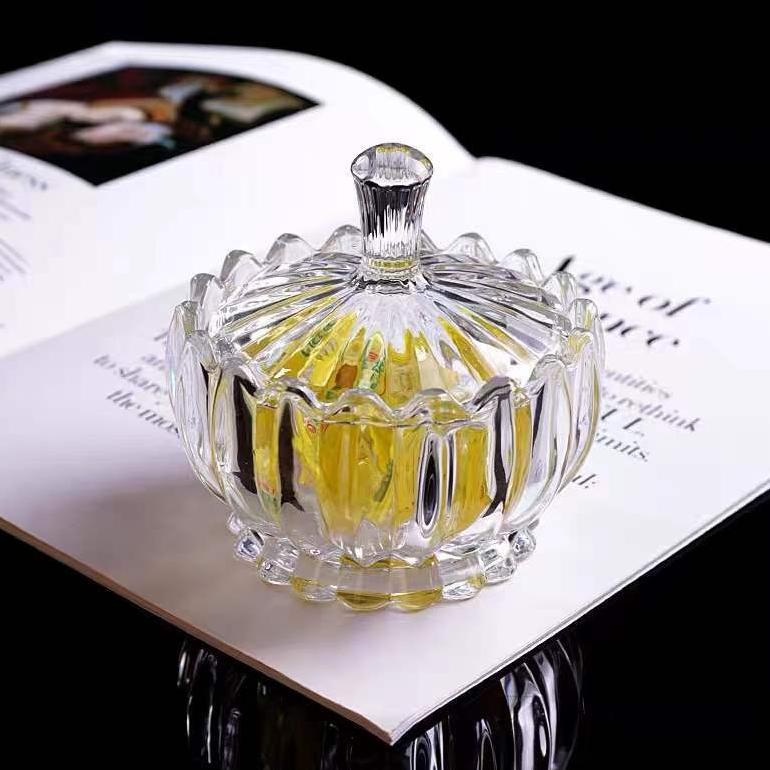 Harga Miring Carat Set Toples Kaca Diamond/Toples Kaca Crystal Lebaran Souvenir Snack Jar