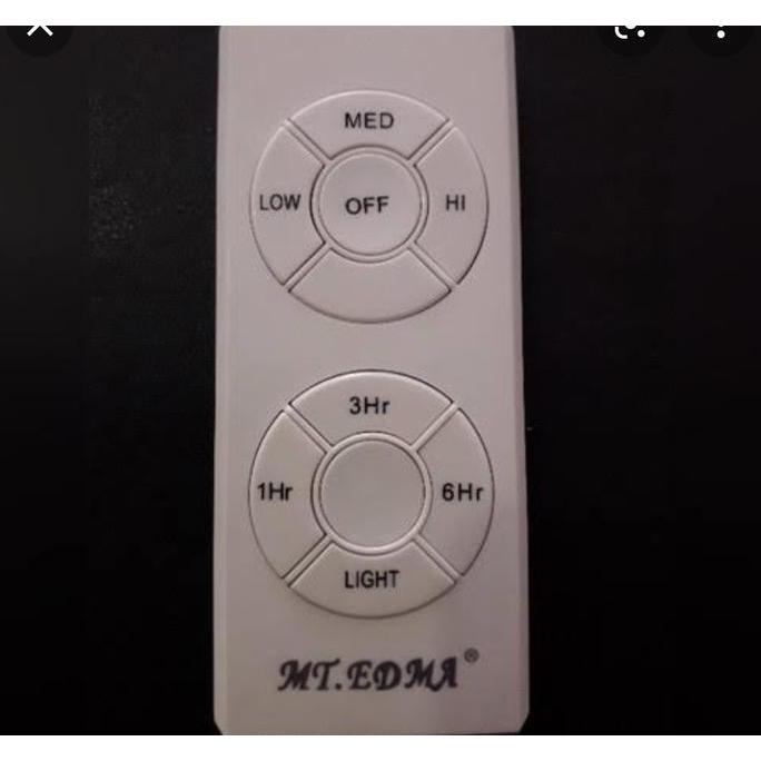Remote kipas mt edma dengan lampu