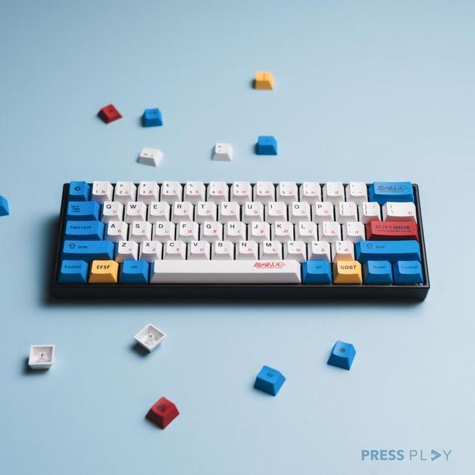 Gundam Unicorn Japanese PBT Dye Sub Keycaps Keycap Set