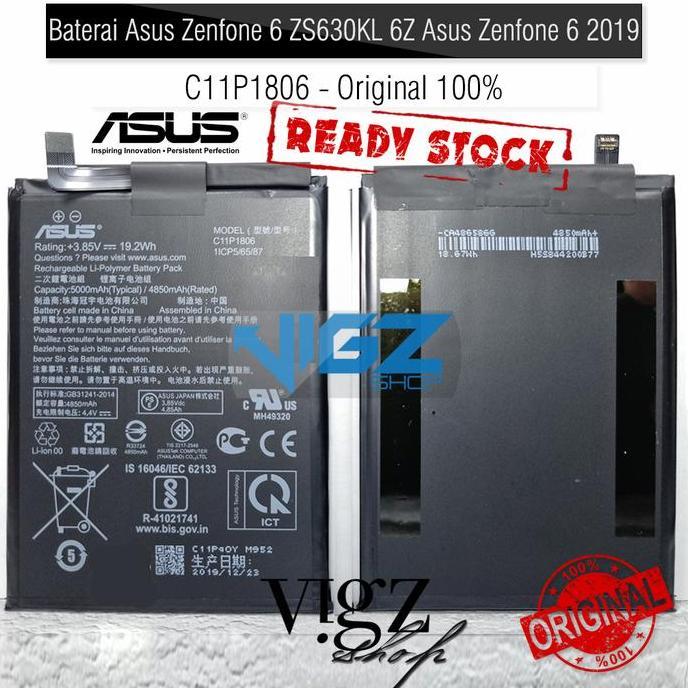 Baterai Asus Zenfone 6 ZS630KL 6Z Asus Zenfone 6 2019 C11P1806 Original 100%