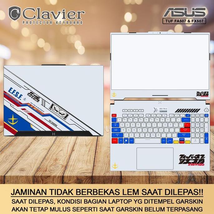 TERBARU - Cover Garskin Laptop Asus TUF Gaming A15 FA507 FA507R FA507RE Bening