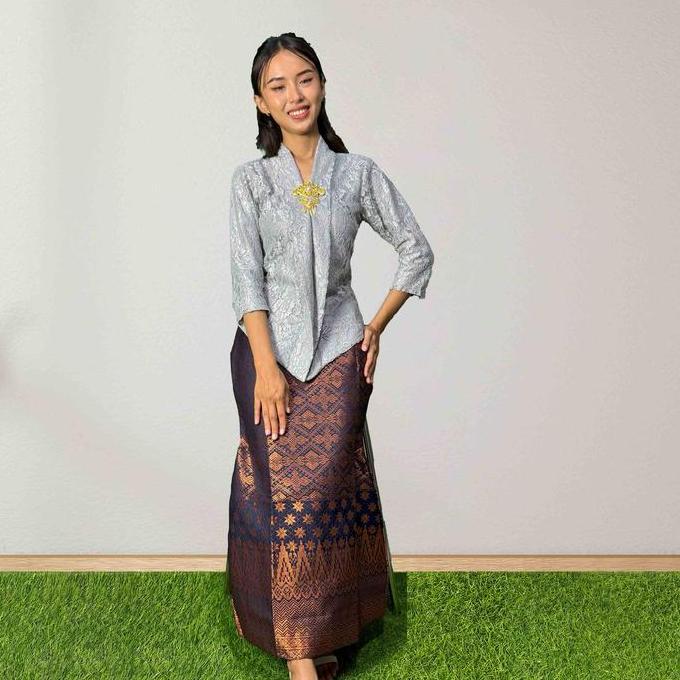 Lunar Mermaid Skirt - Rok Wanita Songket - Rok Duyung Songket Premium - Rok Wanita Korean Style KS