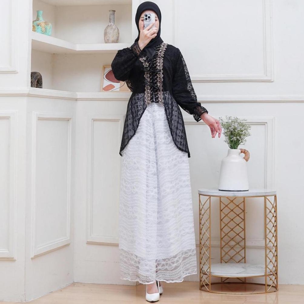POTONGAN HARGA Rompi Lepas Wiza Dres Set inner Outer Dan Rok Tutu Rok Brokat Camelbusana Gamis Musli
