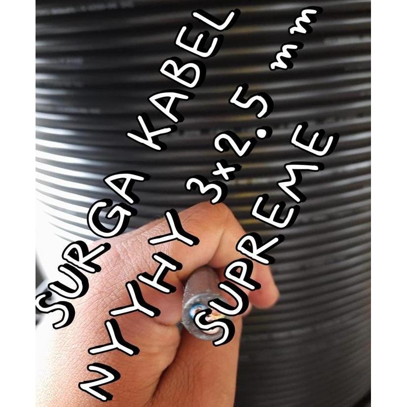 Trikup- Nyyhy 3X2.5 Mm Supreme / Kabel Serabut 3X2.5 / Nyyhy 3 X 2.5 Mm Sp