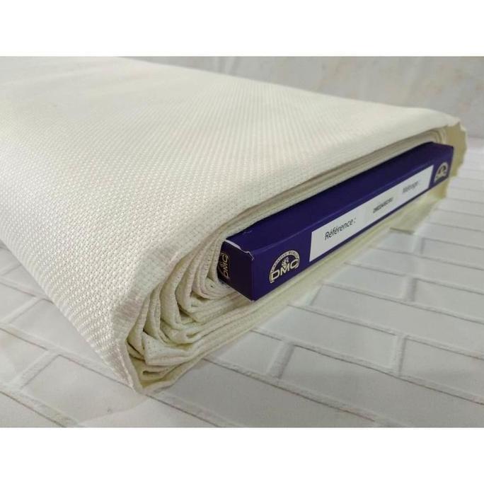 New | Kain Kristik Aida Dmc 14Ct - Ecru