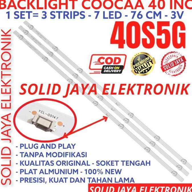 DISKON SPESIAL - BACKLIGHT TV LED COOCAA 40 INC 50S5G 40S5 G LAMPU BL 7K 3V COCA KOKA