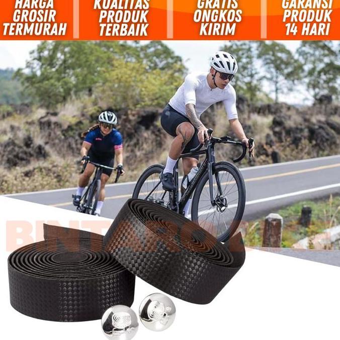Promo Bartape Carbon 3D Foam 2 Roll Super Empuk Handel Dropbar Pelindung Stang Sepeda Balap Road Bik