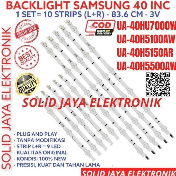 FLASH SALE - BACKLIGHT TV LED SAMSUNG 40 INC 40HU7000W 40HU 40HU7000 LAMPU BL 9K IN