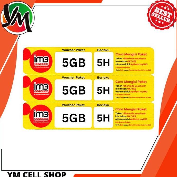 Voucher Kuota Indosat 5GB 5 Hari ZONA JABAR