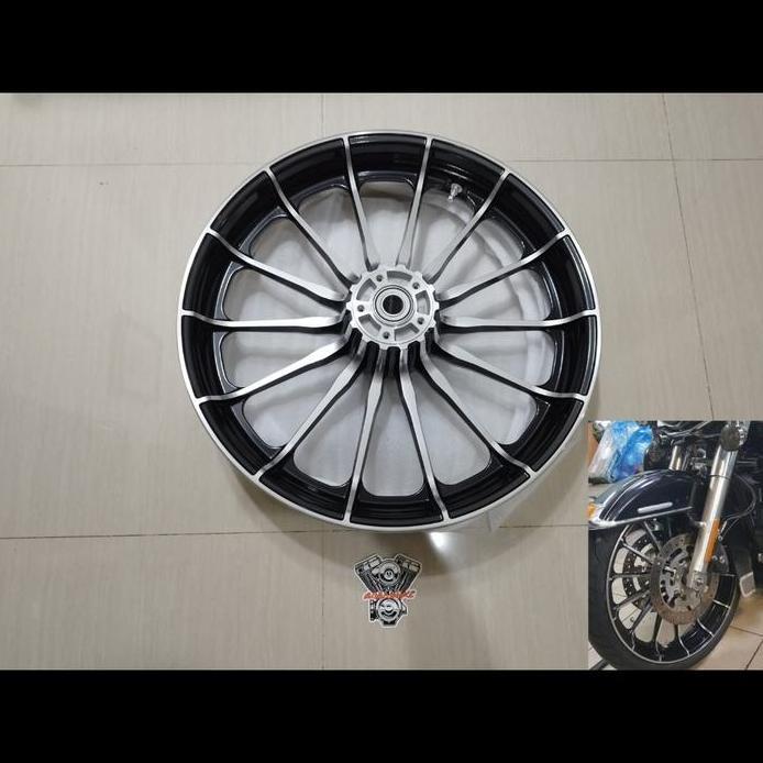 velg 21 harley touring 2008 up spin cut model
