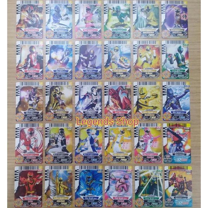 Kartu Power Rangers Normal Card Battle Megazord Set