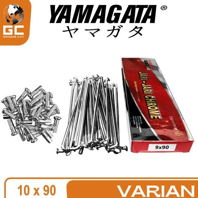 Promo Jari Jari Ruji Velg Stainless Chrome 9X184 Yamagata Cod