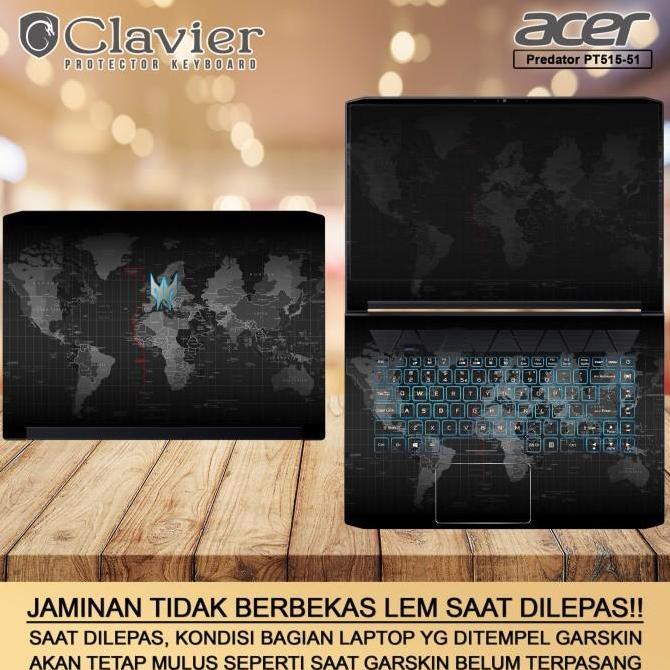 Cover Garskin Laptop Acer Predator Triton 500 PT515-51-765H 77G4 Polos