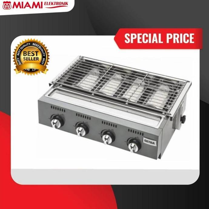Pemanggang Getra OL4B / Griller Getra 4tungku / Panggangan Getra OL 4B