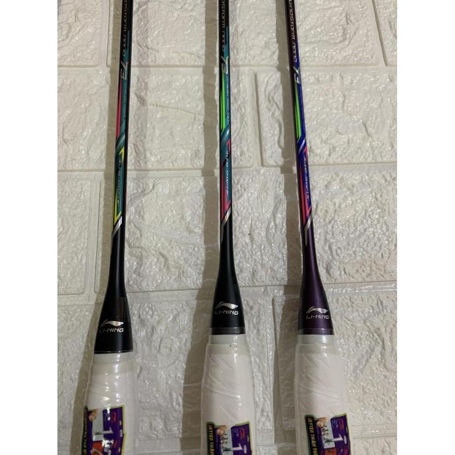 Raket Badminton Lining New Colour Ws Windstorm Nano 73 Full Set Ori