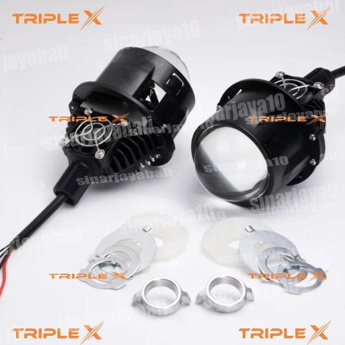 TERMURAH - Led projector biled projie billed bi led proji bi-led triple x