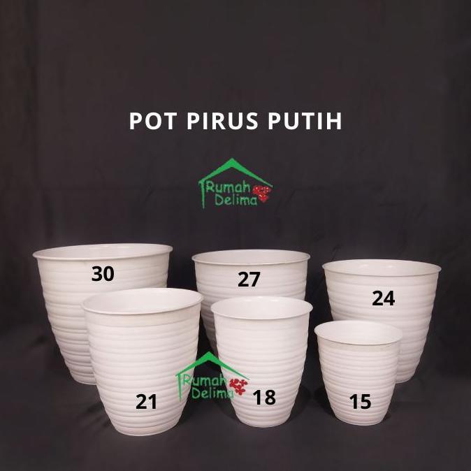 Abcd- Pot Tawon Pirus 21 Cm/Pot Tawon Putih Pirus/Pot Plastik