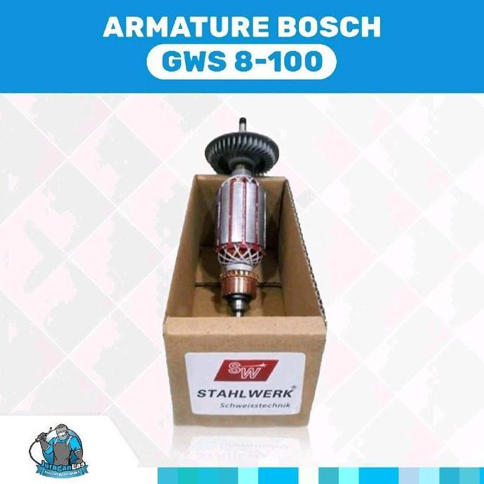 Ready Armature angker bosch mesin gerinda 4" gws 8-100 gws8-100 gws8100
