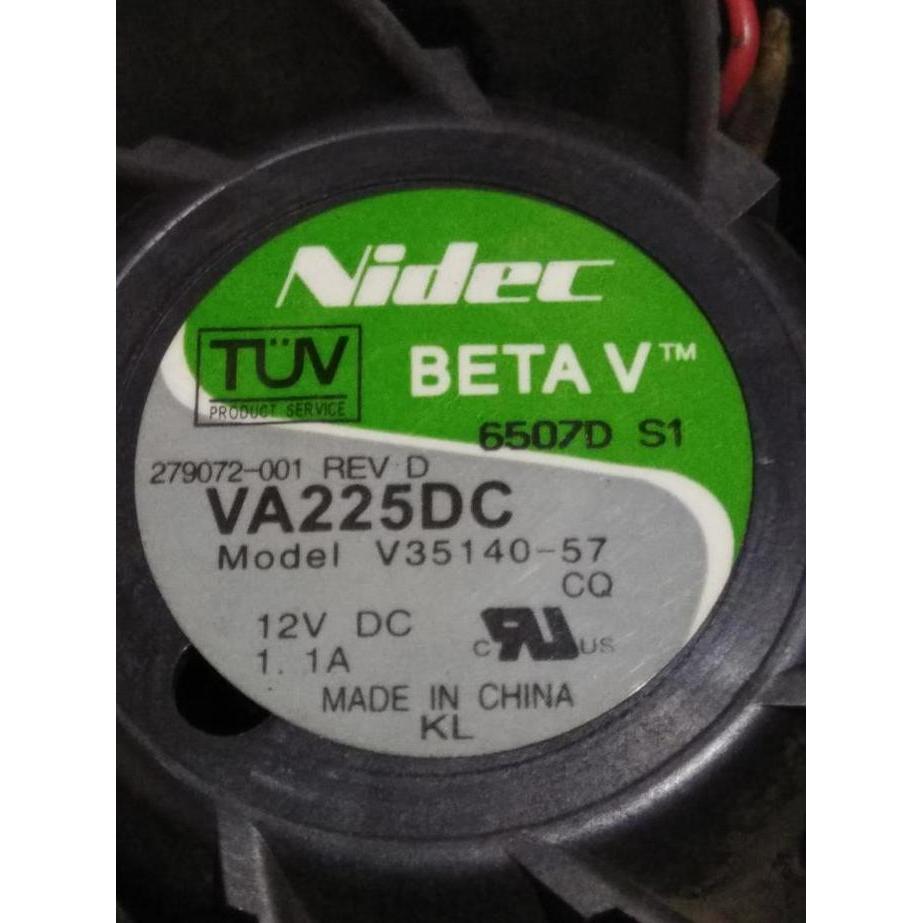 Kipas blower turbo NIDEC 6cm 12V 1,1A