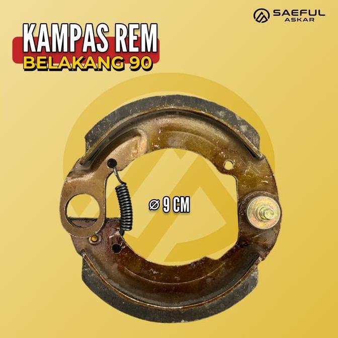 Promo Kampas Rem Belakang Ukuran 90 Sepeda Listrik Cod