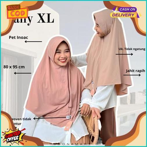 Dhinda Hijab - Daily Hijab Pet Instan Jersey Ity Size Xl