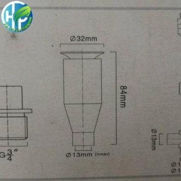 Air mancur / fountain / pipa air mancur / nozzle