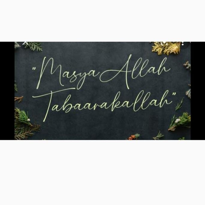 sticker Masyaallah tabarakallah Kaca Mobil Kaligrafi Stiker Keren