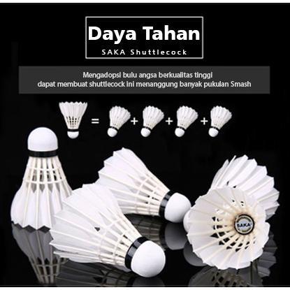 diskon shuttlecock saka shuttlecock badminton kok bulutangkis badminton sk - a01