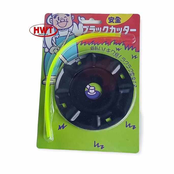 paket tali senar 2,6 mm 50m + pisau senar potong rumput