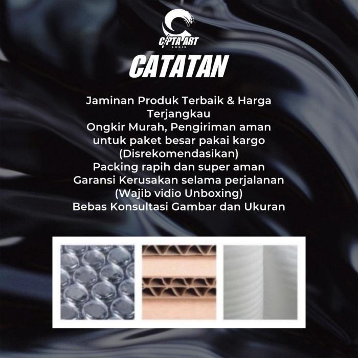 Lukisan dinding ABSTRAK RUSA Full Frame Minimalis