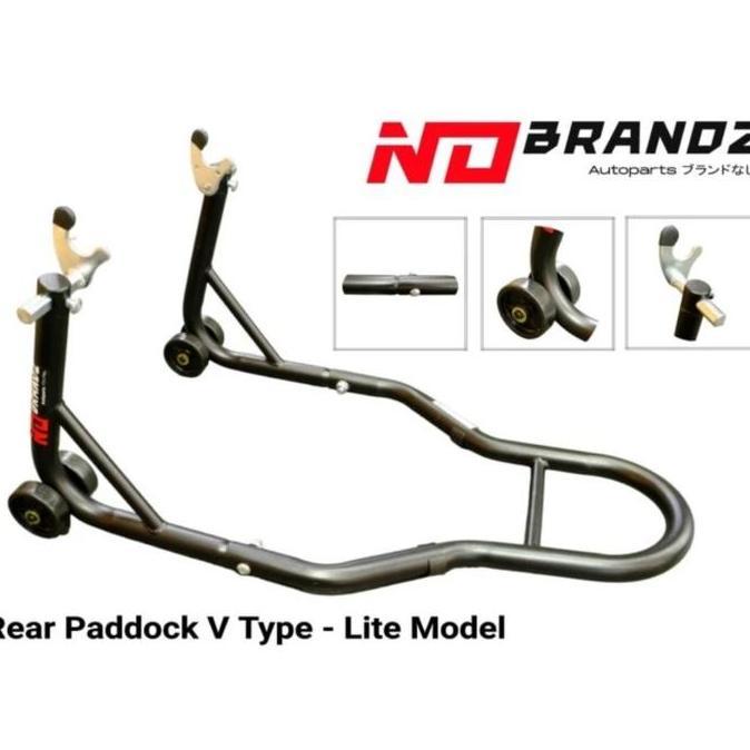 Standar Paddock Belakang NO BRANDZ Lite Model Tipe Y V Universal
