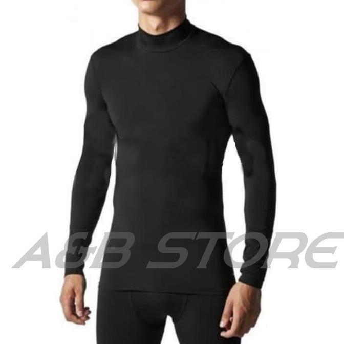 official manset lengan panjang pria baselayer olahraga unisex baju sepeda fitness gym sepakbola futs
