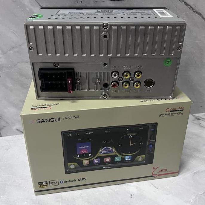 Headunit Sansui double din deckless 7inch tv mobil carplay mp5