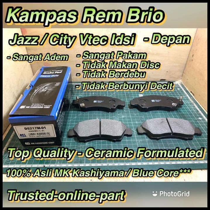 TERLARIS KAMPAS REM JAZZ CITY BRIO VTEC IDSI 100% ASLI MK BIRU 